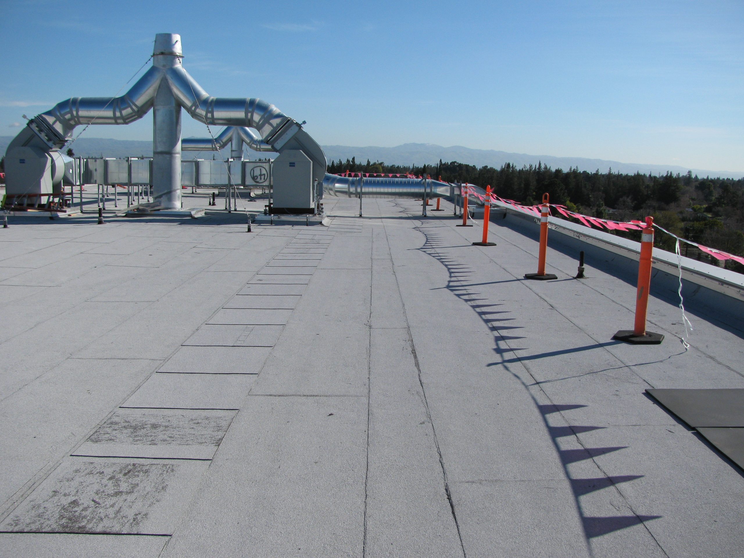 Occupied Building Reroofing in Houston, TX